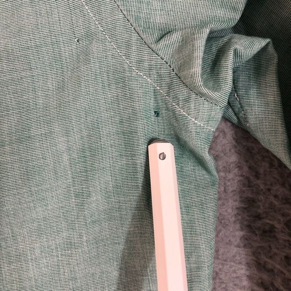 J. Crew Shirt Mens Large Green Casual Collar Button Down Outdoor Gorpcore Preppy - Picture 2 of 9